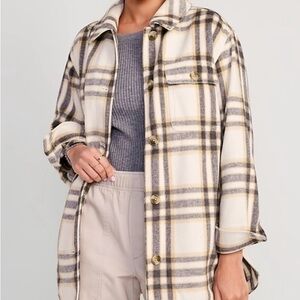 Women’s Old Navy Oversized Plaid Jacket shacket